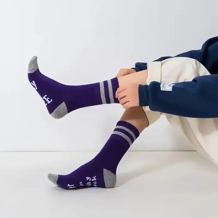 Chaussettes drôles en coton doux pour hommes