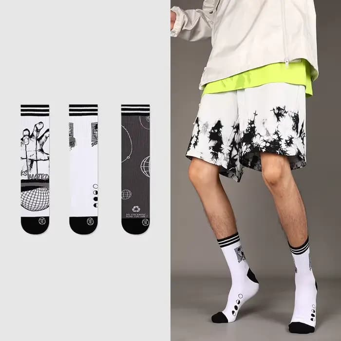 【Hand of God】 3 paires/lot chaussettes pour hommes