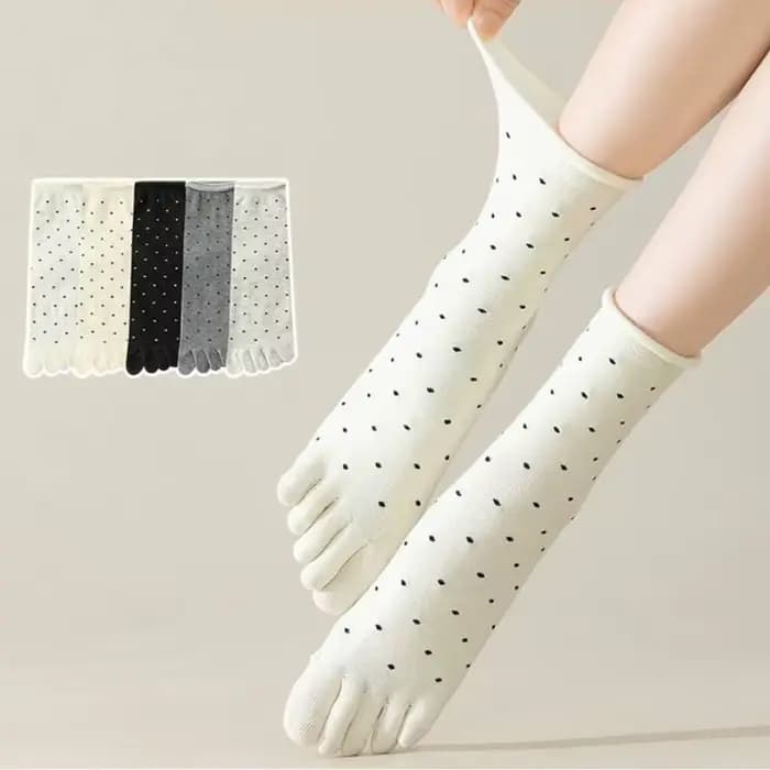 1 paire de chaussettes à orteils pour femmes