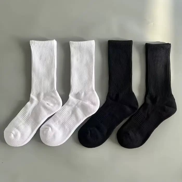 5 paires de chaussettes de sport pour hommes 100% coton