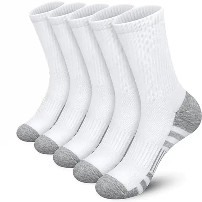 4 paires de chaussettes de sport respirantes et amortissantes, chaussettes de course haute performance et durables pour hommes et femmes