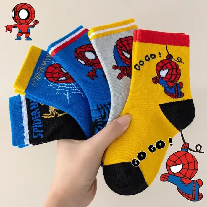 5 paires de chaussettes pour enfants MARVEL Spiderman