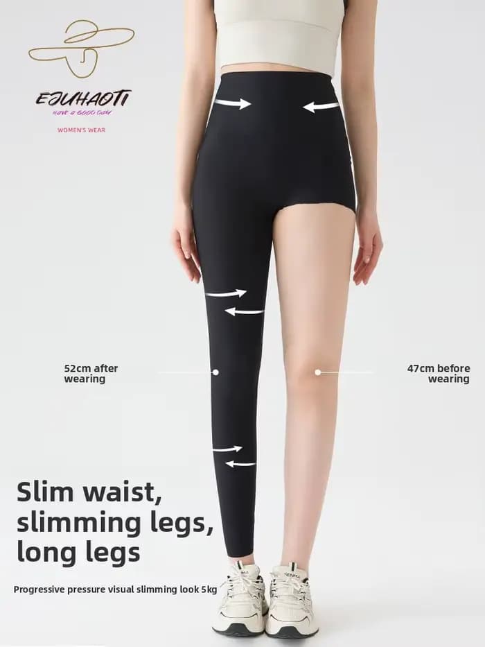 Collants de Sport pour femmes, protection solaire fine, requin, taille haute, sans couture, Micro pression, respirant, Sexy, pantalons de Yoga, été