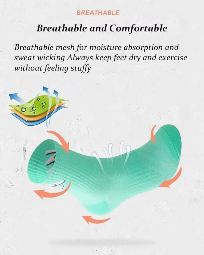 Chaussettes de course en plein air unisexes pour hommes et femmes, Tube central, sport à séchage rapide, Marthon, équitation, Fitness, entraînement, équipe