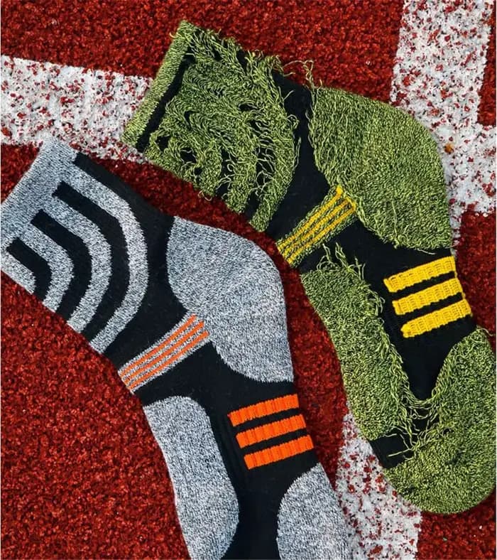 Chaussettes épaisses rembourrées pour hommes