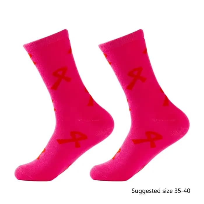 Chaussettes sensibilisation au du sein pour femmes