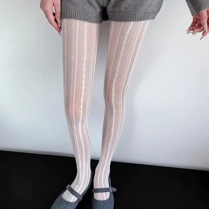 Nouvelles collants résille longs pour femme