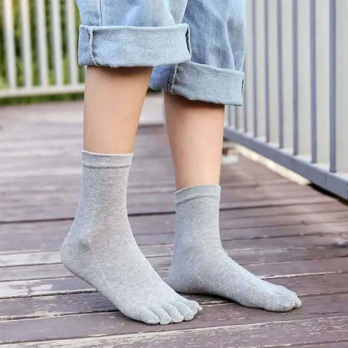 6 paires de chaussettes à cinq doigts unisexes pour hommes/femmes