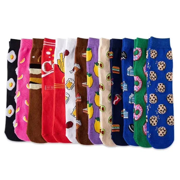 Chaussettes colorées pour femmes