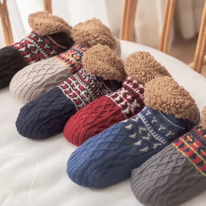 Chaussettes de sol chaudes pour hommes et femmes