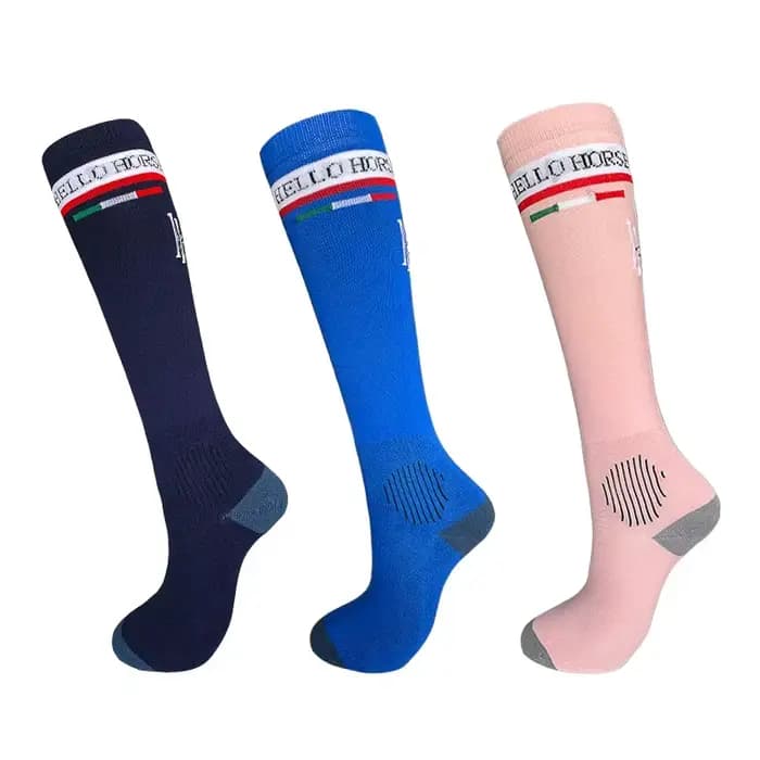 Chaussettes de sport équestres Hello Horse