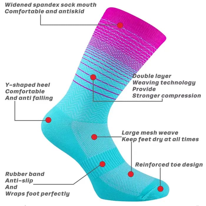 Sports 2025 Nouveau unisexe cyclisme Sport chaussettes en plein air TIMUBIKE hommes