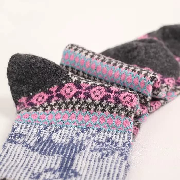 Chaussettes multicolores pour femmes