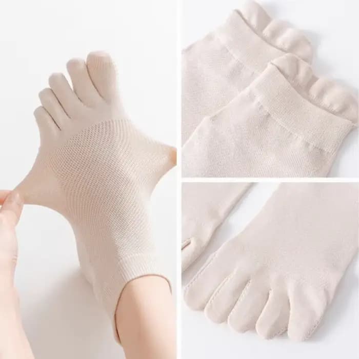 Chaussettes à bout en coton pour femmes