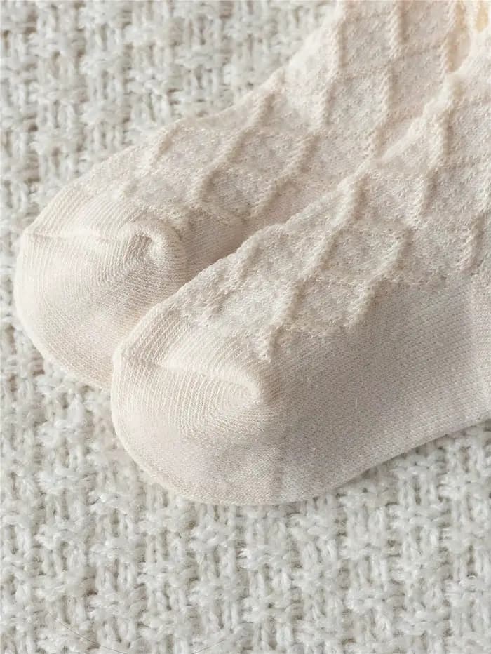 3 paires/lot de chaussettes pour bébés filles