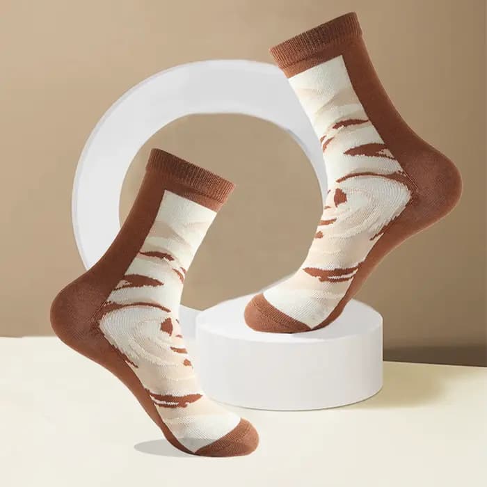 1 paire de chaussettes mi-mollet pour hommes
