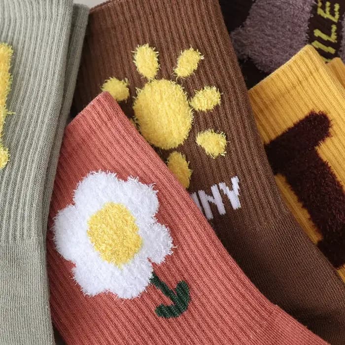 Chaussettes imprimées pour femmes