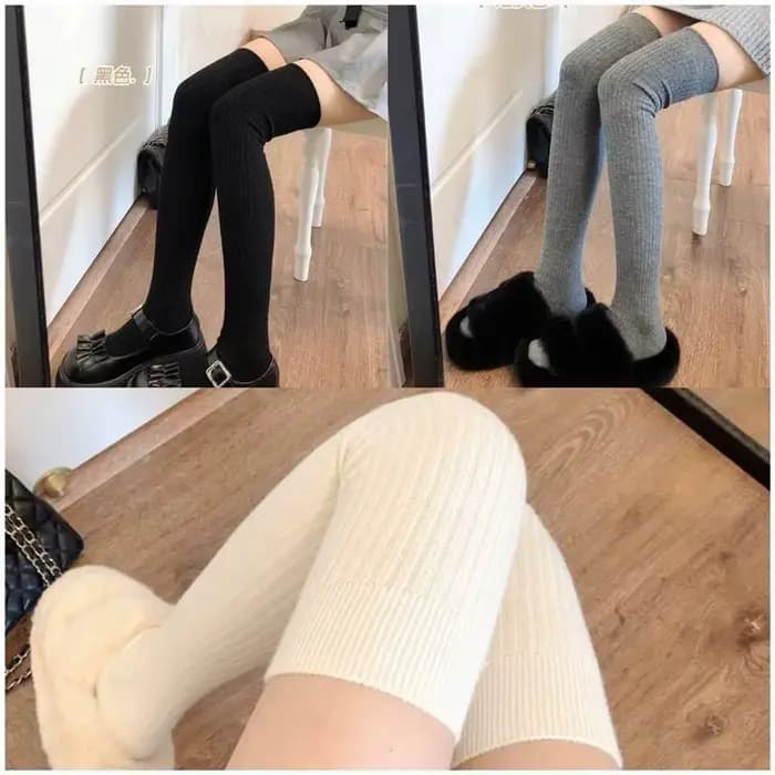 Chaussettes en cachemire tricotées pour femme