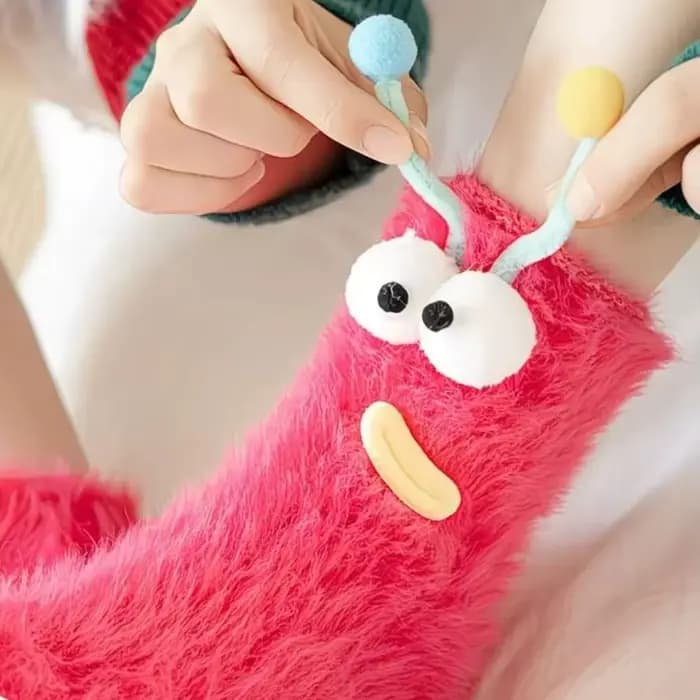 Chaussettes monstre drôles pour femmes