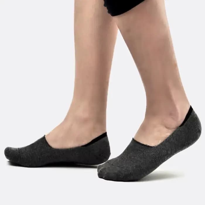 Chaussettes invisibles respirantes en bambou pour hommes