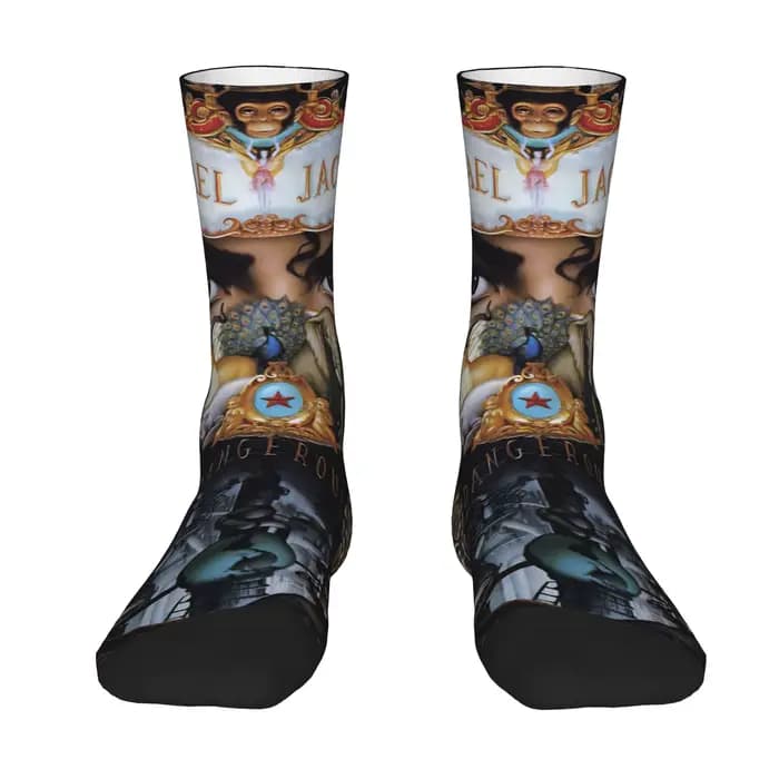 1 paire de chaussettes amusantes pour hommes