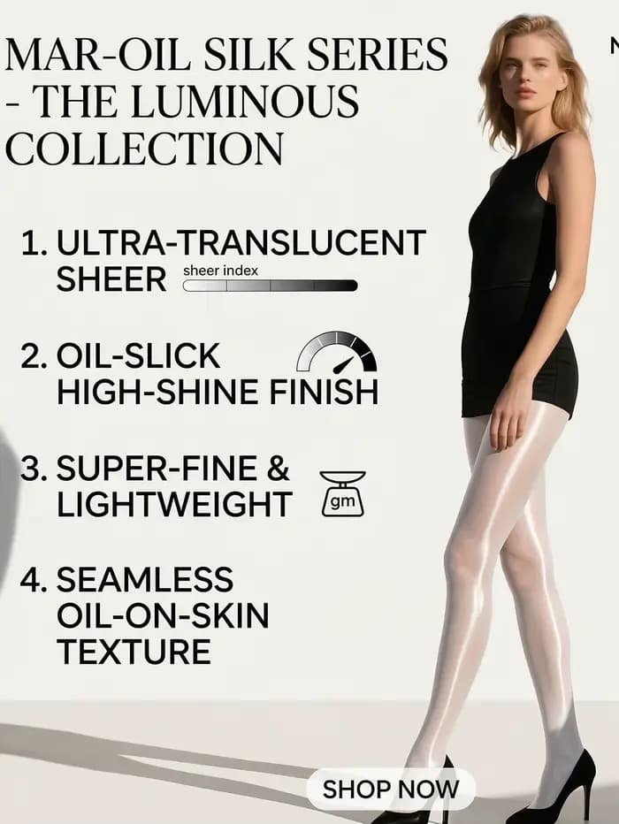 Collants brillants sans couture pour femmes