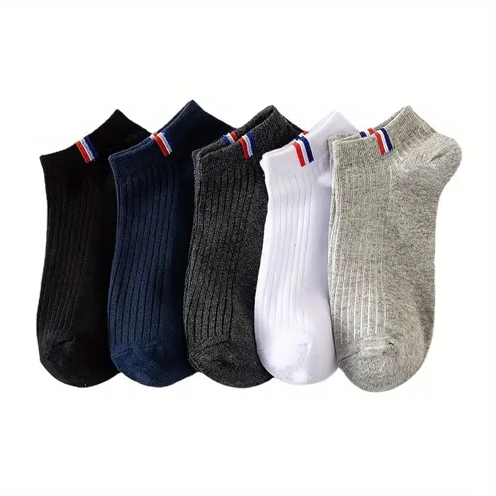 5 paires de chaussettes basses pour hommes