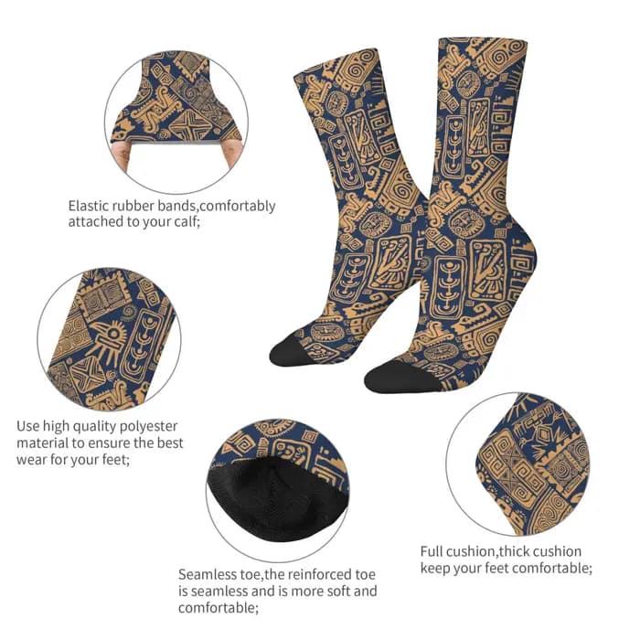 Chaussettes pour hommes de style bohème