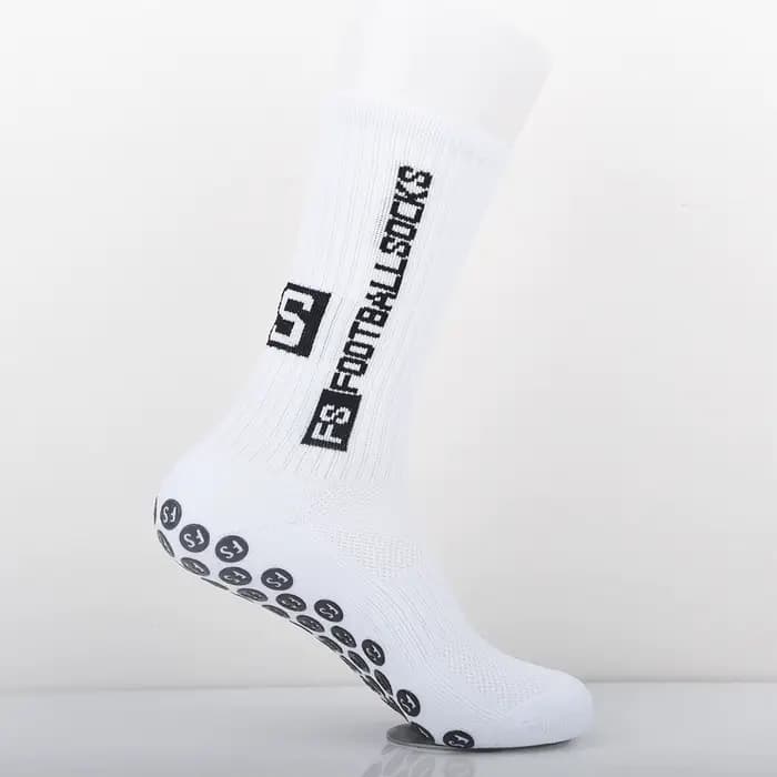 5 paires de chaussettes de Football antidérapantes noires pour hommes