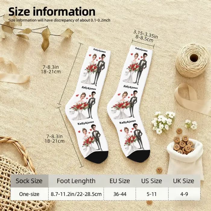Chaussettes personnalisées