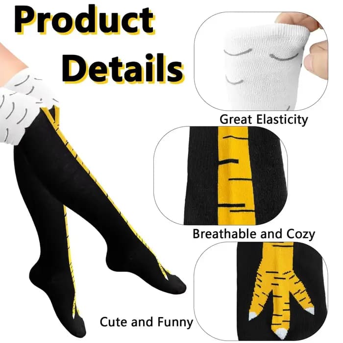Chaussettes au-dessus du genou pour femmes, cuissardes hautes et longues, nouveauté amusante, chaussettes pattes d'animaux de dessin animé, cadeau créatif pour femmes