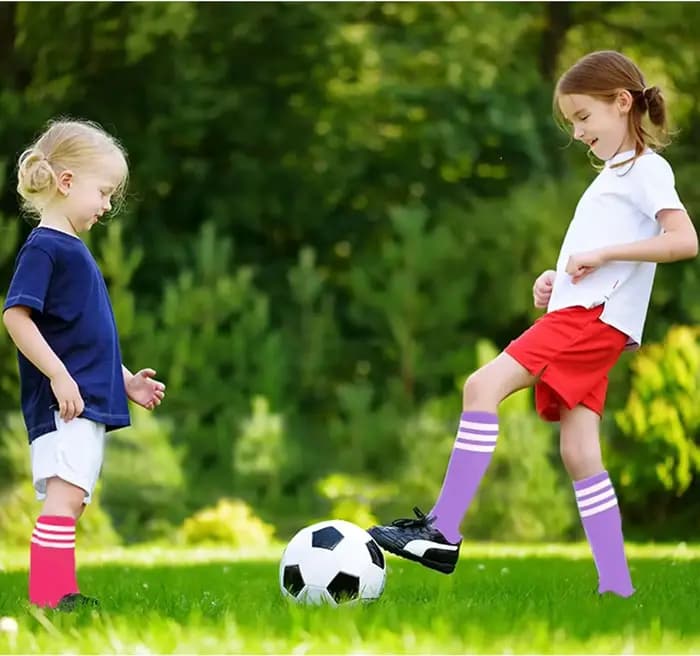 Chaussettes de football pour enfants de 28 cm