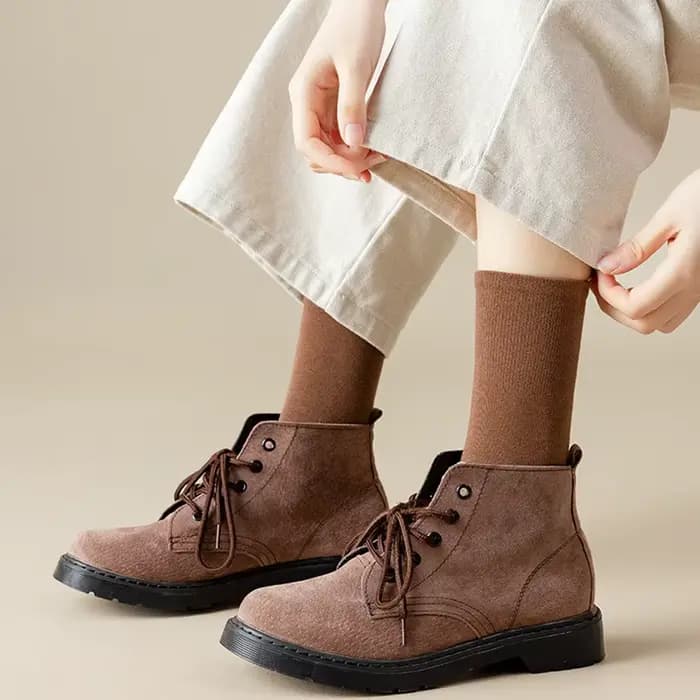 Chaussettes mi-tube décontractées pour femmes