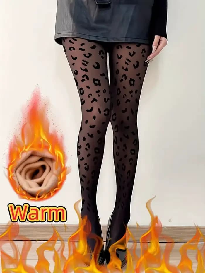 Femmes collants polaire femme chaud hiver