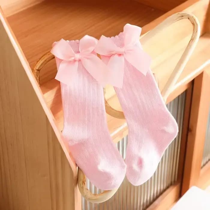Chaussettes à gros nœud pour bébé