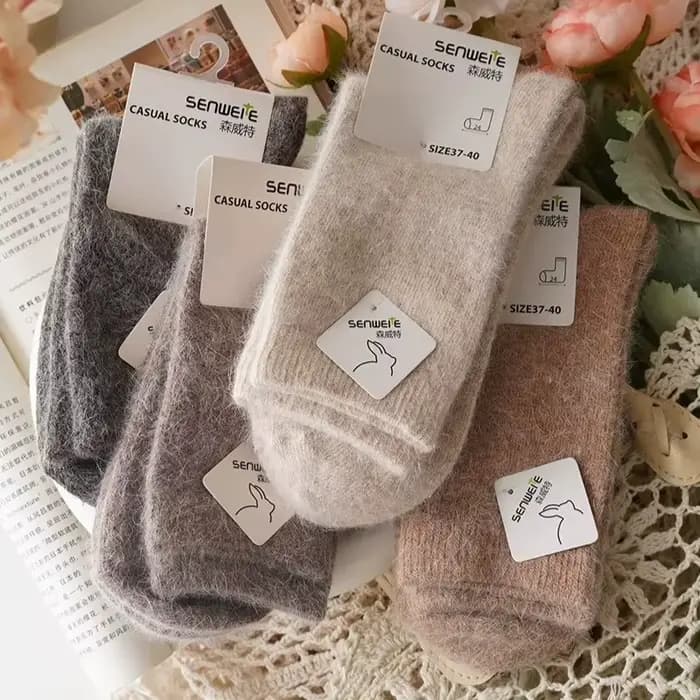 Chaussettes en laine pour femmes