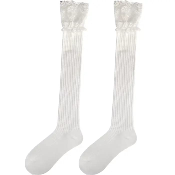 Chaussettes en dentelle pour femmes