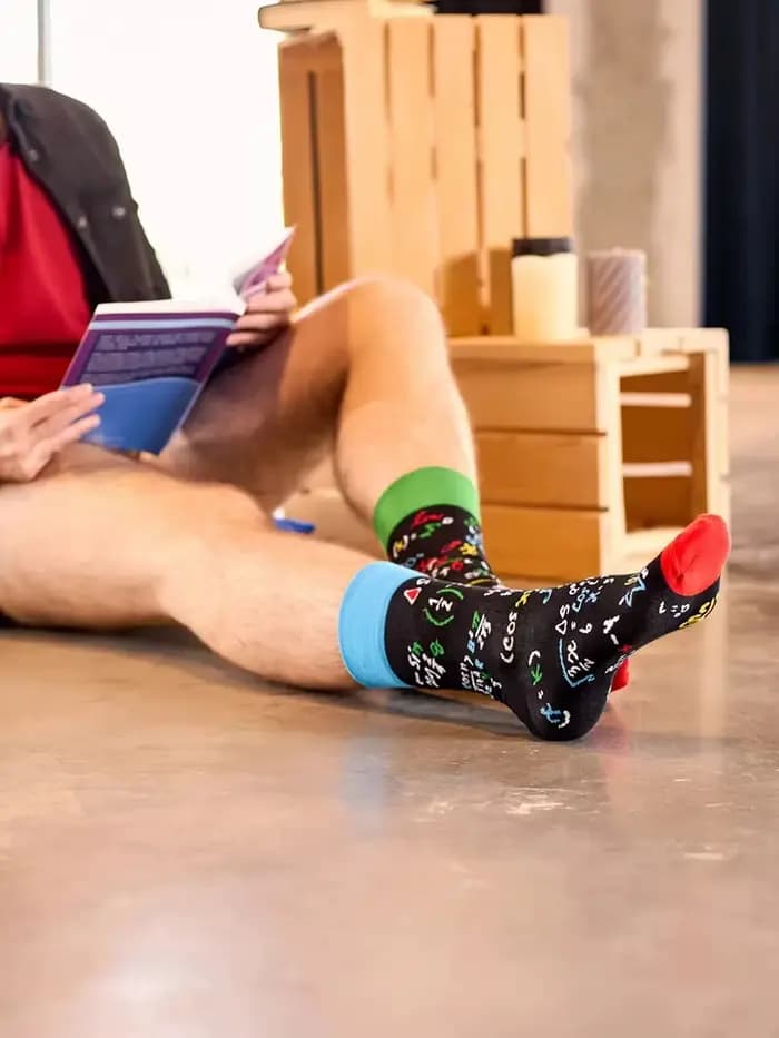 Chaussettes mi-hauteur pour hommes