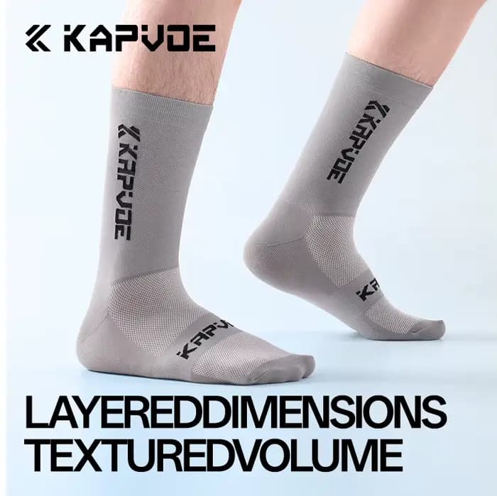 Chaussettes de cyclisme d'extérieur KAPVOE de haute qualité pour femmes et hommes