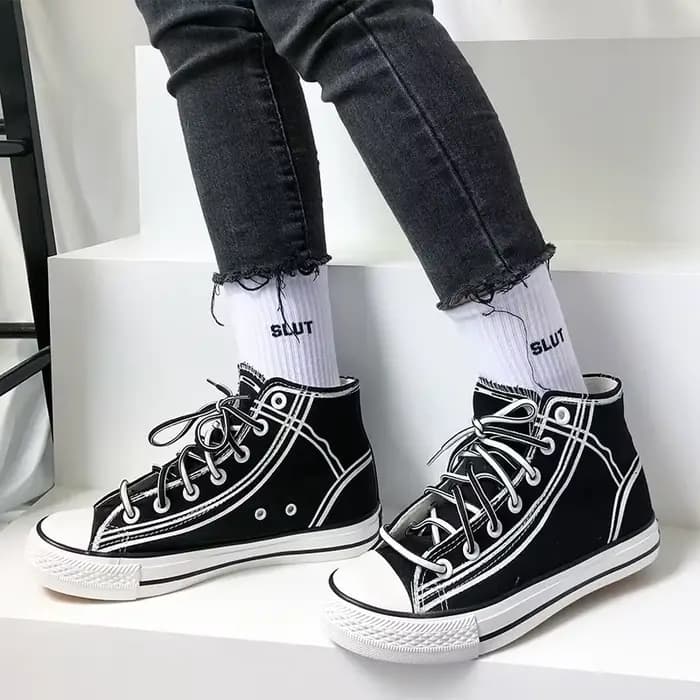 Chaussettes simples de style européen et américain