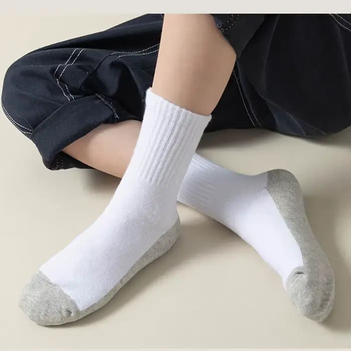 10 paires pur coton enfant garçon fille chaussette enfants bébé