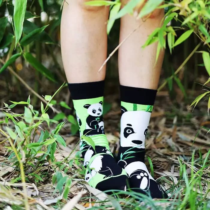 Chaussettes florales amusantes pour femmes