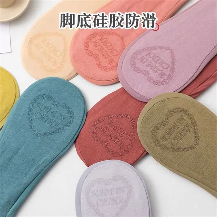 Ice InjFive Finger Hole Chaussettes invisibles pour femmes