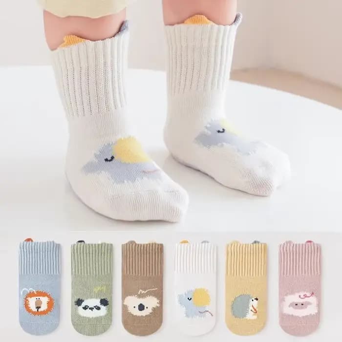 Printemps automne enfants enfants anti-dérapant longues chaussettes dessin animé doux bébé enfant en bas âge maison Trampoline chaussettes garçons filles école chaussettes de sport