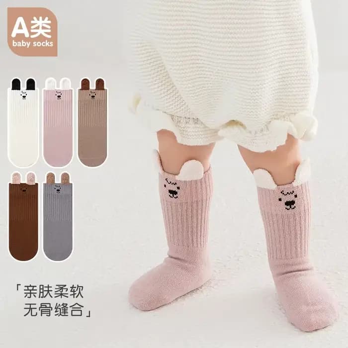 Coton doux bébé enfant en bas âge garçon fille chaussette dessin animé enfants chaussettes courtes automne hiver 0-8