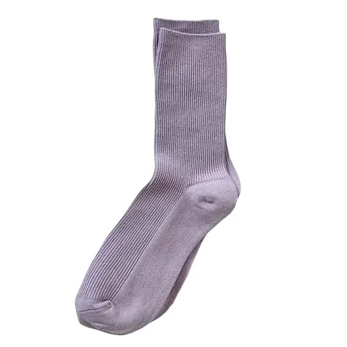 Nouvelles chaussettes pour femmes respirant plaine basique Simple filles équipage