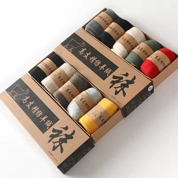 Chaussettes en cachemire pur de haute qualité pour hommes et femmes