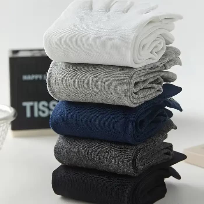 Chaussettes de yoga en coton à cinq orteils pour hommes avec séparation