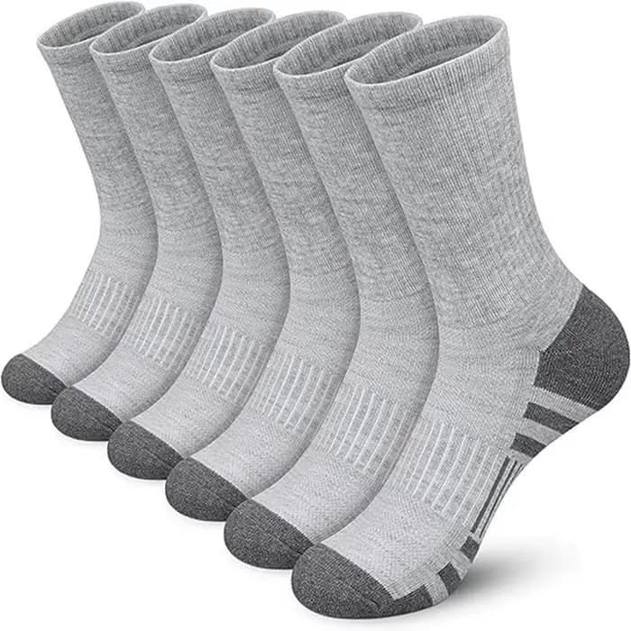 6 paires de chaussettes de cyclisme et de course pour hommes de haute qualité