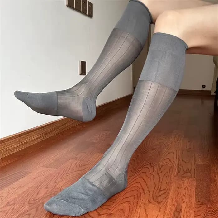 Chaussettes fines pour hommes